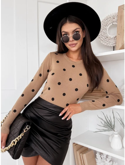 Dámský svetr camel Dstreet model 21970694 - FashionStreet