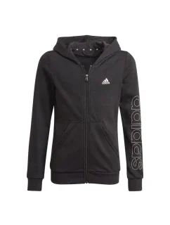 Mikina adidas Essentials Logo Full-Zip Hoodie Jr GN4050