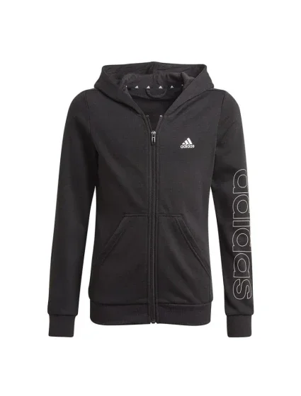 Mikina adidas Essentials Logo Full-Zip Hoodie Jr GN4050