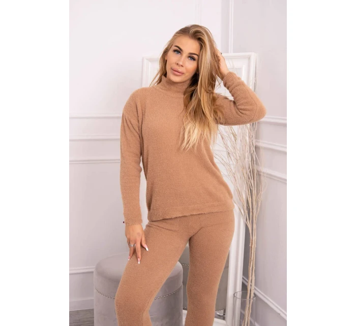 Dvoudílný model 18748187 set alpaka velbloudí - K-Fashion Dvoudílný model 18748187 set alpaka velbloudí - K-Fashion