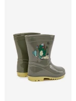 Dětské holínky tmavě zelené model 21794020 - Boto Dětské holínky tmavě zelené model 21794020 - Boto