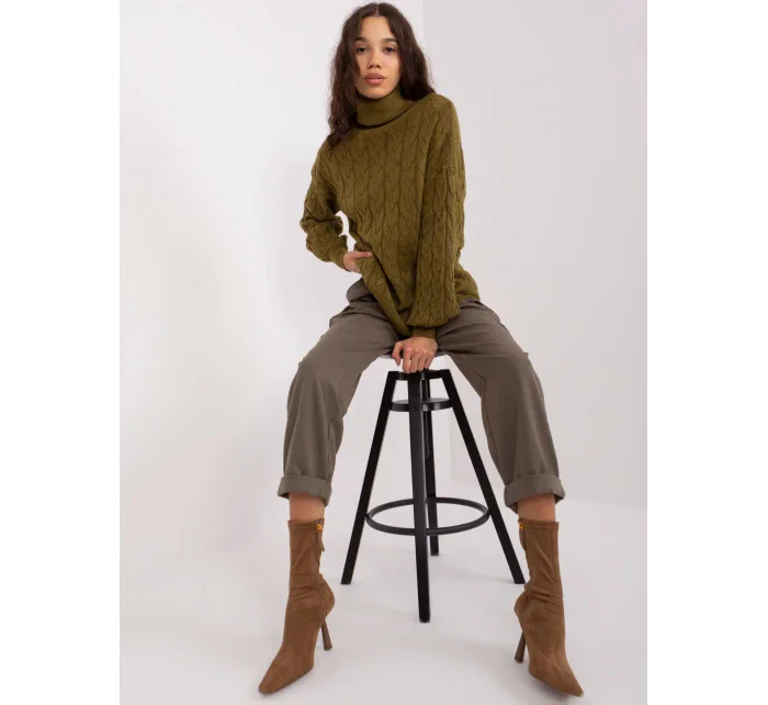 Sweter AT SW model 19018702 khaki - FPrice