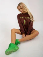 Mikina VI BL 3212.15X tmavo hnedá Mikina VI BL 3212.15X tmavo hnedá