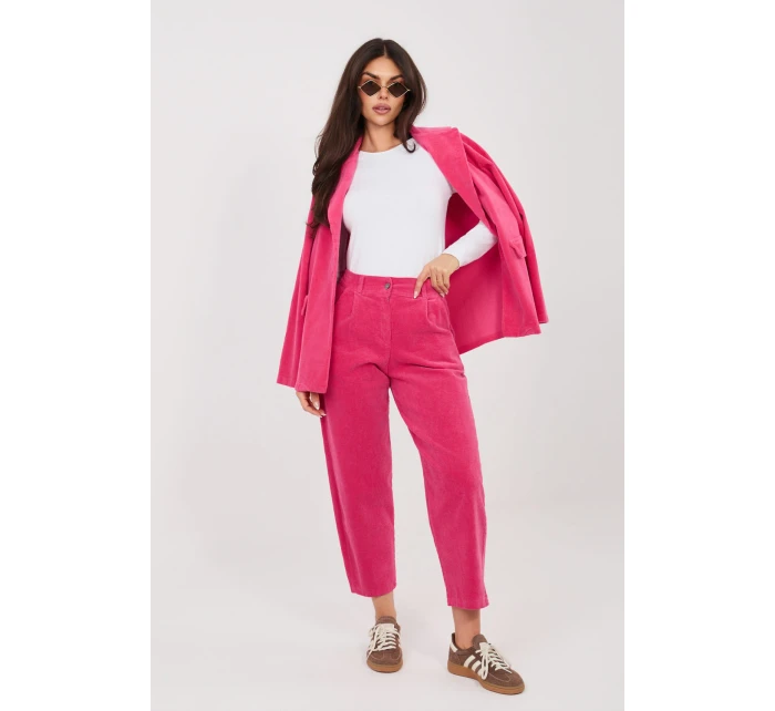 Šnúrové nohavice model 225087 Rue Paris Šnúrové nohavice model 225087 Rue Paris