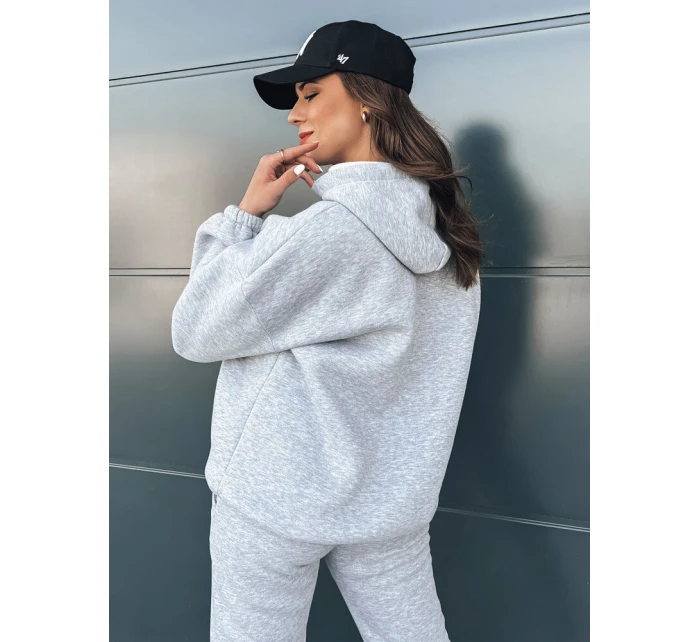 PREMIUM dámská tepláková souprava světle šedá Dstreet model 21967292 - FashionStreet