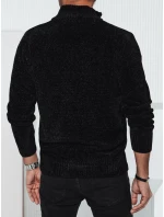 Pánsky čierny sveter FashionStreet WX2235 Pánsky čierny sveter FashionStreet WX2235