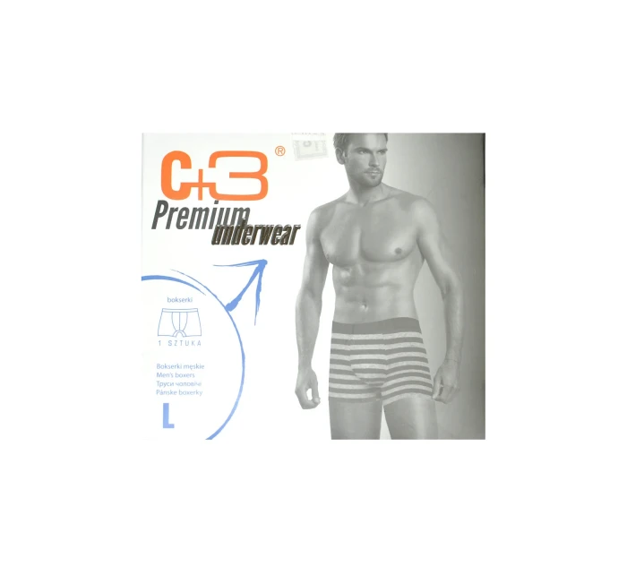 Boxerky C+3 hladké M-5XL