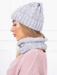 Dámska súprava K153 sivá + púdrovo ružová