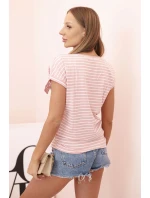 Dámsky bavlnený top na ramienka s výstrihom do V biely Dámsky bavlnený top na ramienka s výstrihom do V biely