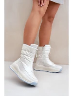 Dámské Sněhule Big Star model 21680182 Bílé - Big Star Shoes Dámské Sněhule Big Star model 21680182 Bílé - Big Star Shoes