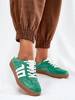 Sneakersy Buty Sportowe Zamszowe Vinceza 79517 Zielone