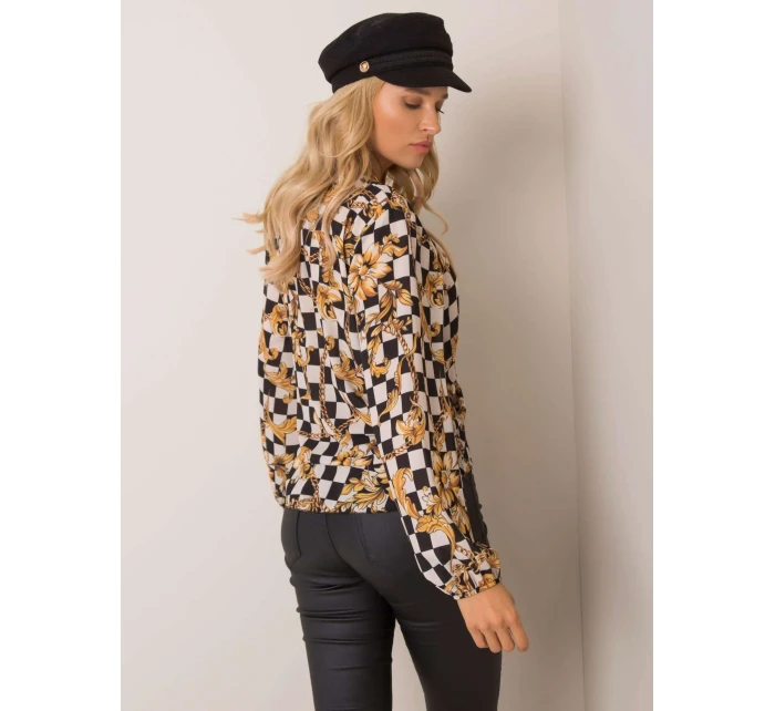 Blúzka DHJ BZ 12283.94P čiernobiely Blúzka DHJ BZ 12283.94P čiernobiely