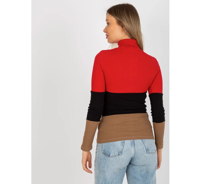 Dámská halenka RV BZ 8465 model 18309875 červená - FPrice Dámská halenka RV BZ 8465 model 18309875 červená - FPrice