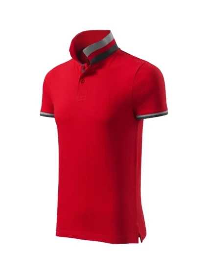 Polokošeľa Collar Up pánska formula červená
