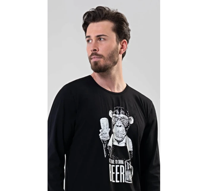 Pánske pyžamo dlhé Opice