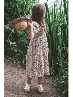 Dziecięce Plecione Wsuwane Sandały Różowe Tracy