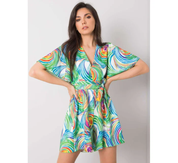 Kombinezon CHA KO model 18741085 biało zielony - FPrice Kombinezon CHA KO model 18741085 biało zielony - FPrice