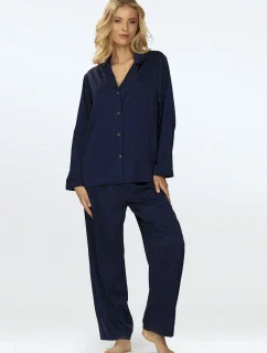 Pyžamo Amina námornícka modrá - Dkaren