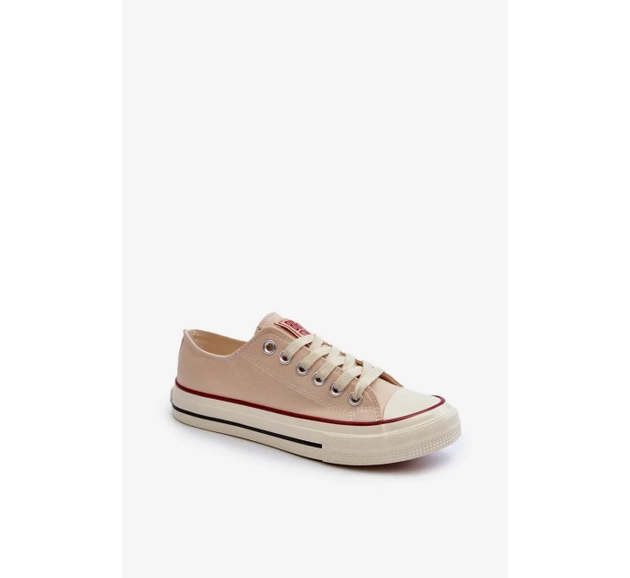 Dámske nízke tenisky Big Star Beige Dámske nízke tenisky Big Star Beige
