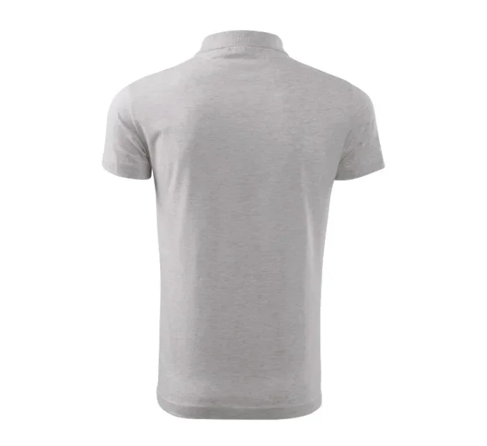 Single J. pánske polo tričko svetlosivé