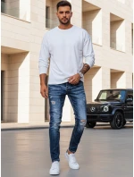 Pánske modré džínsové nohavice FashionStreet UX3948