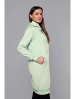 Dlhá tepláková mikina v pistáciovej farbe (YS10005-39) Dlhá tepláková mikina v pistáciovej farbe (YS10005-39)