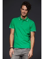 JN Pánské piqué polo 02.0 green/white model 22494715 - Daiber JN Pánské piqué polo 02.0 green/white model 22494715 - Daiber