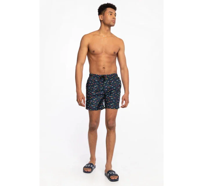 Pánske plavky F1GT03WO05Y U173 tmavo modré - Guess