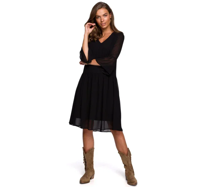 Dámske šaty S236 Čierna - Stylove