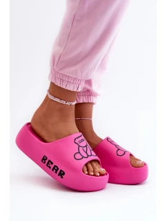 Pantofle model 21099100 fuchsia Step in style - SWEET SHOES