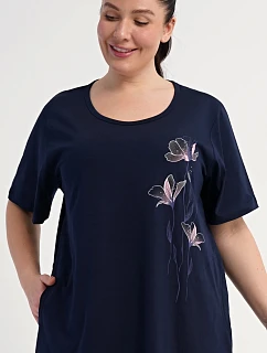 Dámské domácí šaty s krátkým rukávem model 22405644 - Vienetta