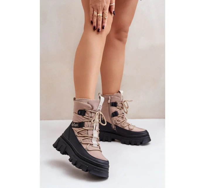 Snehové topánky model 202630 Krok vo veľkom štýle Snehové topánky model 202630 Krok vo veľkom štýle