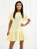 RV SK šaty A1229.10P svetložltá
