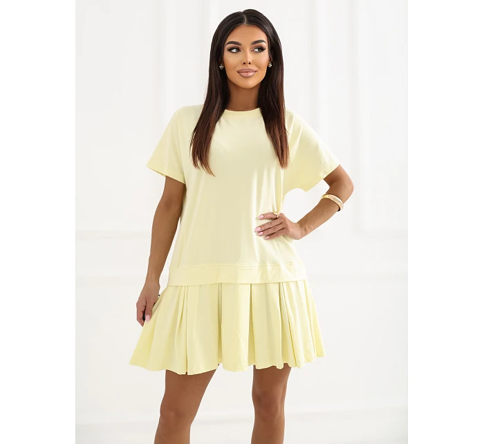 RV SK šaty A1229.10P svetložltá