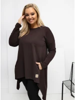 Tunika RV TU model 21807920 ciemny brązowy - FPrice Tunika RV TU model 21807920 ciemny brązowy - FPrice
