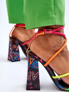 Módne sandále na vysokom podpätku Viacfarebné Josette