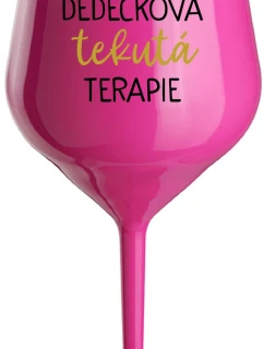 GIRL'S FLUID THERAPY - ružový nerozbitný pohár na víno 470 ml