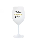 BECAUSE (S)JUST BECAUSE... - pohár na biele víno 350 ml