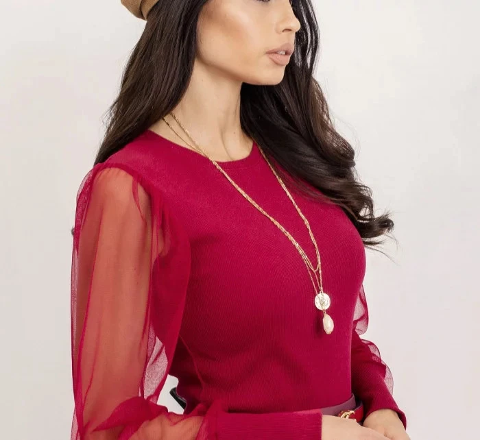 Dámska blúzka RV BZ 5192.16 Bordeaux - Rue Paris Dámska blúzka RV BZ 5192.16 Bordeaux - Rue Paris