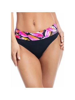 Spodný diel plaviek Mimi K1101 čierno-ružový - Fantasy