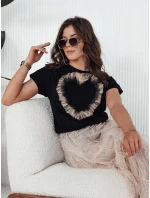 Dámske tričko TICKER čierne FashionStreet RY2344