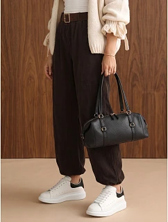 Spodnie damskie joggery z paskiem model 22383535 - FashionStreet