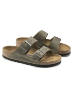 Dámske/pánske žabky Birkenstock Arizona Soft Footbed Oiled Leather Narrow Faded Khaki (1019377) Dámske/pánske žabky Birkenstock Arizona Soft Footbed Oiled Leather Narrow Faded Khaki (1019377)