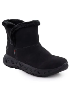 Dámske nepremokavé snehové topánky s kožušinou Rieker M6554-00 black