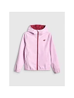 Dievčenská vetruodolná softshellová bunda 5000 s membránou 4F 4FJWSS26TSOFF478-47S