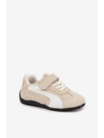 Dětské sportovní boty s přezkou béžové model 21731729 - Boto