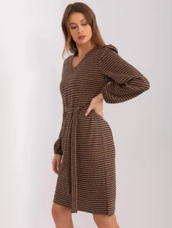 Sukienka LK SK model 21757226 camelowy - FPrice