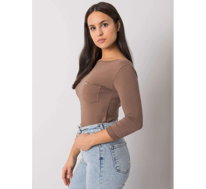 Blúzka RV BZ 7316.06X hnedá