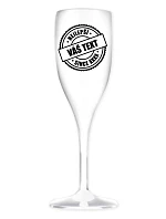 Personalizovaná nerozbitná pohár na prosecco – najlepšie xx SINCE xx