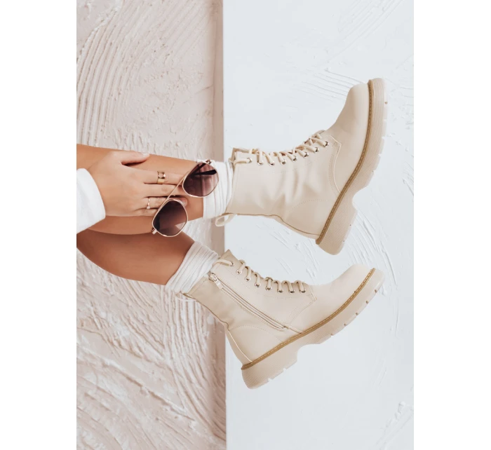 Dámské boty MOONSTONE beige Dstreet ZY0367